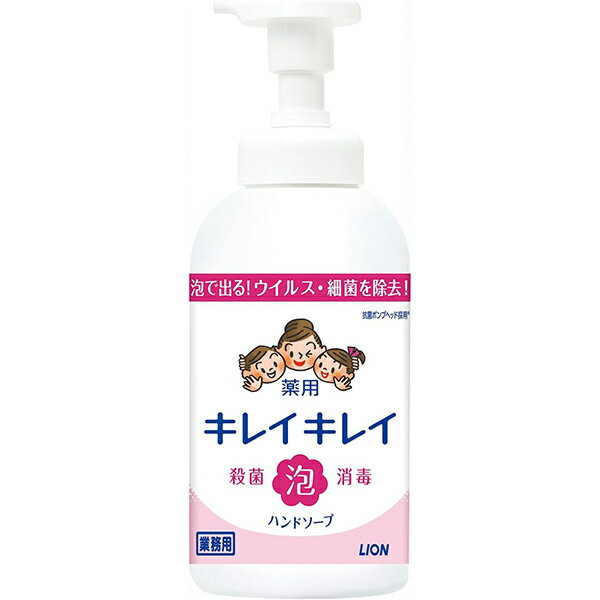 【ライオン】キレイキレイ 薬用 泡ハンドソープ 業務用 550ml【薬用ハンドソープ】【ハンドソープ】【医薬部外品】【LION】