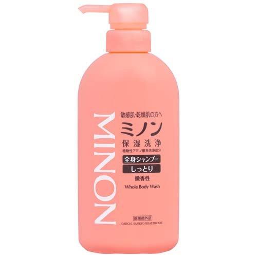 Soaps, Body Soaps - 【第一三共ヘルスケア】ミノン 全身シャンプーしっとりタイプ　450mL【ミノン】【保湿洗浄料】【医薬部外品】