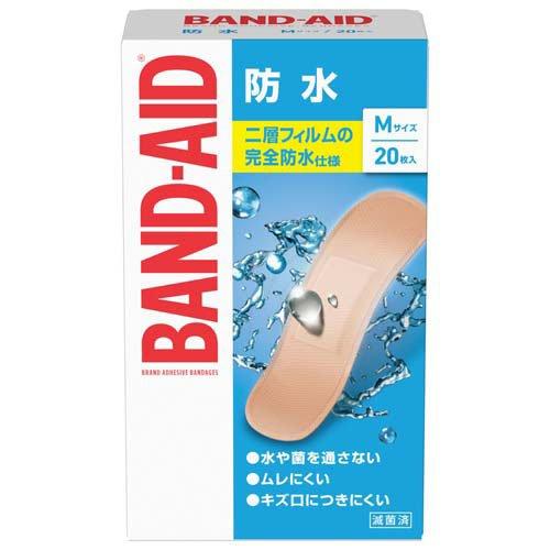 バンドエイド 防水 Mサイズ 20枚入【防水】【絆創膏】【BAND-AID】【バンドエイド】