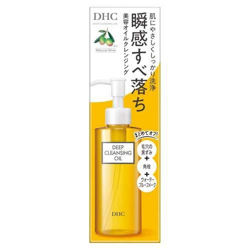 商品特徴 ●スペイン産有機栽培オリーブ果実から生まれた、「フロール・デ・アセイテ※(バージンオイルの精華)」、保湿成分のローズマリーを配合。 ●ポイントメークや毛穴の汚れまですっきり落とす植物性成分配合クレンジング。 ※保湿成分 ●医薬部外品 ※商品リニューアル等によりパッケージ及び容量等は変更となる場合があります。ご了承ください。 ご使用方法 ・必ず乾いた手でお使いください。 ・約3プッシュ分を手のひらにとり、メークとよくなじませた後、水かぬるま湯で洗い流してください。 ・まつげエクステにも使えます。 ・グルー(接着剤)の種類や接着状態によってはお使いいただけない場合があります。 ※ご使用前にポンプ部分のストッパーを外してください。 成分 (医薬部外品につき、非表記)指定成分：なし ご注意 ■ご使用上の注意 ・お肌に異常が生じていないかよく注意して使用してください。お肌に合わないとき、即ち次のような場合には、使用を中止してください。そのまま使用を続けますと、症状を悪化させることがありますので、皮膚科専門医等にご相談されることをおすすめします。 (1)使用中、赤み、はれ、かゆみ、刺激、色抜け(白斑等)や黒ずみ等の異常があらわれた場合 (2)使用したお肌に、直射日光があたって上記のような症状があらわれた場合 ・傷やはれもの、湿疹等、異常のある部位には使用しないでください。 ・目に入った場合は、直ちに洗い流してください。 ・クレンジングオイルの色調・匂い(香り)は、オリーブ果実の収穫時によって異なる場合がありますが、品質に問題はありません。 ■保管上の注意 ・容器の中に水が入ると変質する場合がありますのでお風呂場等での保管は注意してください。 ・直射日光のあたる場所、極端に高温多湿の場所には保管しないでください。 ・低温でクレンジングオイルが濁る場合がありますが、品質に問題はありません。 ・乳幼児の手の届かない所に保管してください。 内容量 150ml 広告文責 株式会社　マッシュ　06-6971-0190 メーカー 株式会社DHC 美容相談室：0120-330-724 区分 日本製・医薬部外品