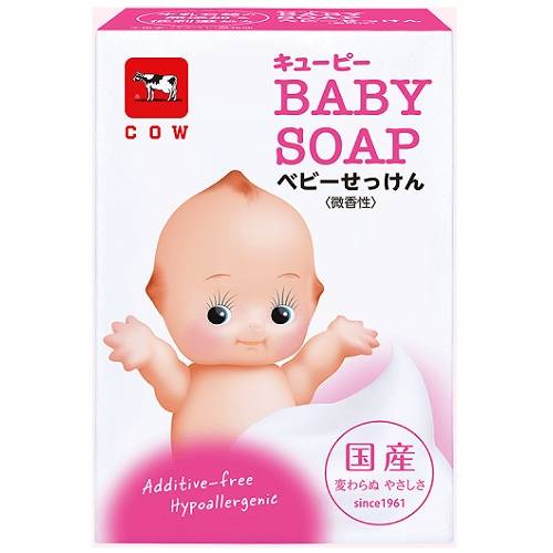 【牛乳石鹸】キユーピー ベビー石けん 90g 【低刺激】【敏感肌】【キューピー】