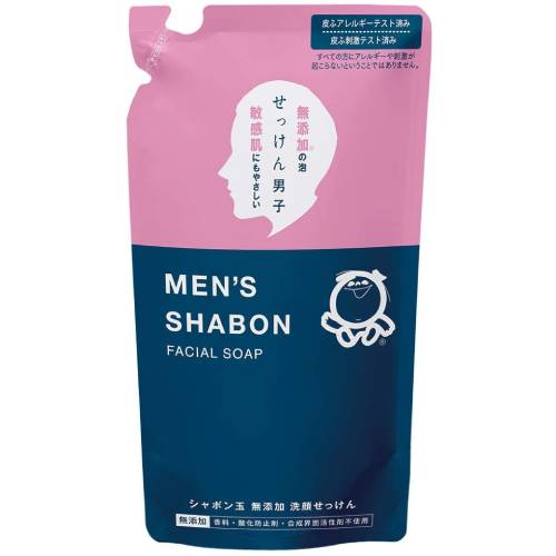 商品特徴 ■しっかりと皮脂汚れは落としつつ、必要以上に皮脂を取りすぎないので、肌への負担を少ない洗顔。 ■敏感肌の方にもやさしい男性向けフェイシャルソープです。 ■泡だての手間がかからない泡タイプなので、泡立てるのが面倒な方、忙しい朝や時間がない時でも、手間なく気軽に洗顔できます。泡切れの良さも特徴です。 ※パッケージデザイン等は予告なく変更されることがございます。予めご了承ください。 成分 水、カリ石けん素地 内容量 250ml 広告文責 株式会社　マッシュ　06-6971-0190 メーカー シャボン玉石けん株式会社 お客様相談室：0120-4800-95 受付時間：平日8：30〜17：30(土・日・祝日を除く) 区分 日本製・化粧品　