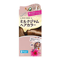 【マンダム】【LUCIDO-L】ルシードエルミルクジャムヘアカラー #カフェシフォン　1セット【黒髪用】【ヘアカラー】【医薬部外品】