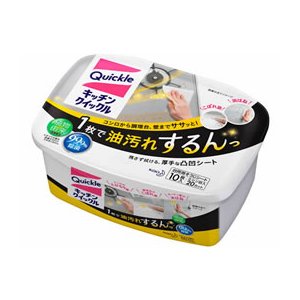 【花王】キッチンクイックル 本体　10枚入【除菌】【キッチン用品】