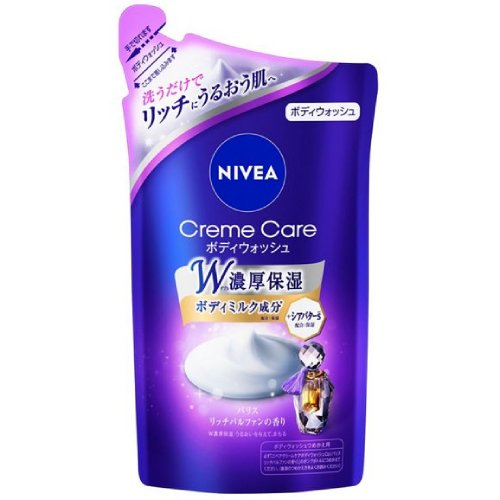 【花王】【NIVEA】ニベア クリームケアボディウォッシュパリスリッチパルファンの香りつめかえ用 360ml【ニベア】【ボディソープ】