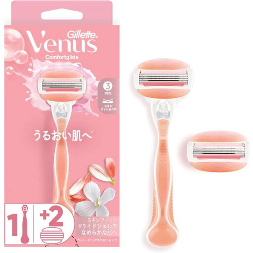 ジレット ヴィーナス コンフォートグライド うるおい肌へ ホワイトティー 女性用 1セット【女性用 カミソリ】【シェービング】【Gillette Venus】【P&G】 ジレット ヴィーナス コンフォートグライド うるおい肌へ ホワイトティー 女性用 1セット【女性用 カミソリ】【シェービング】【Gillette Venus】【P&G】