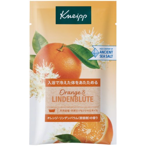 【クナイプ】バスソルト オレンジ・リンデンバウム(菩提樹)の香り 50g(1回分)【ドイツ製】【Kneipp】【入浴剤】【入浴料】 【クナイプ】バスソルト オレンジ・リンデンバウム(菩提樹)の香り 50g(1回分)【ドイツ製】【Kneipp】【入浴剤】【入浴料】
