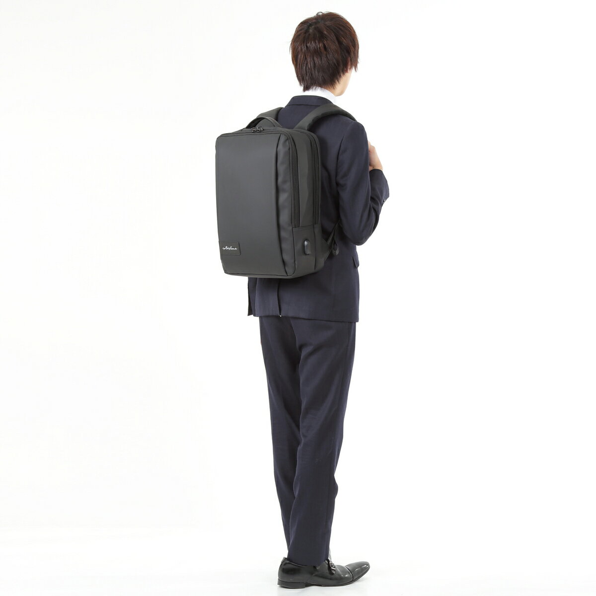 【2日間限定10％offクーポン有り】 リュック リュックサック メンズ ビジネスリュック バッグ バック バックパック かばん パソコン pc スクエア 防水 撥水 人気 黒 おしゃれ かっこいい おすすめ 大容量 通勤 通学 usbポート 4way シンプル ビジネス 送料無料【1年保証】