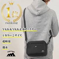 【YKK止水ファスナーモデル追加】 ショルダーバッグ メンズ レディース 小さめ カバン ショルダーバック 撥水バッグ 撥水バック ナイロンバッグ 肩掛けバッグ 撥水 軽量 軽い ナイロン ウォーキング サコッシュ 斜めがけバッグ バッグ 斜めがけ 頑丈