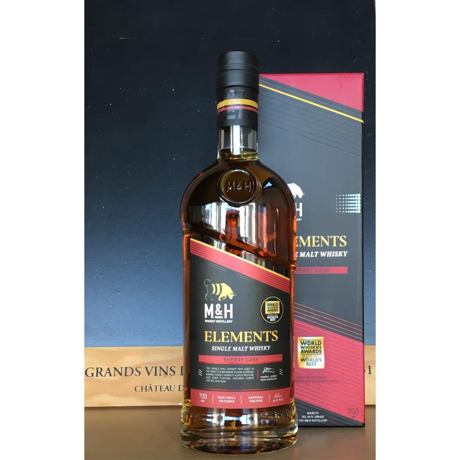 M&H  ꡼  Elements Sherry Cask 46 700ml 饨  󥰥 Ȣդ