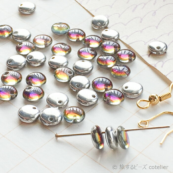 チェコビーズ 【6mm 38個 色味注意】ヴォ...の紹介画像2