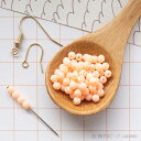 チェコビーズ 【3mm 50個】 ネオンオレンジ 艶消し マット 蛍光 ラウンド ボール ガラス ビーズ 輸入ビーズ Rd3-007