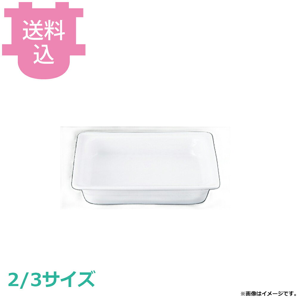 TKG エコクリーン ガストロノームディッシュ 2/3 65mm 【送料込・代引不可】