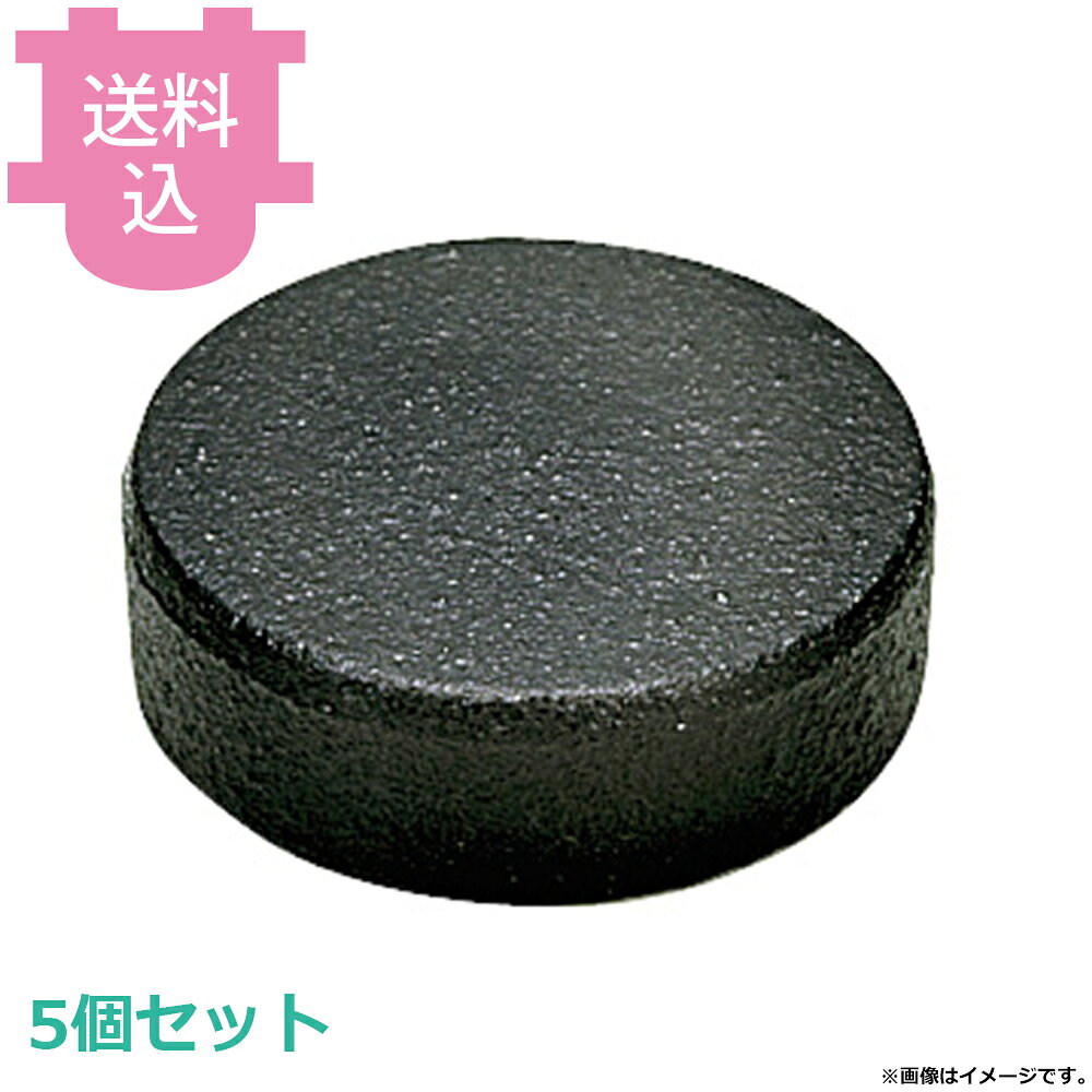 サンワ 鉄 ステーキ皿用 ペレット 5個セット 【送料込・代引不可】