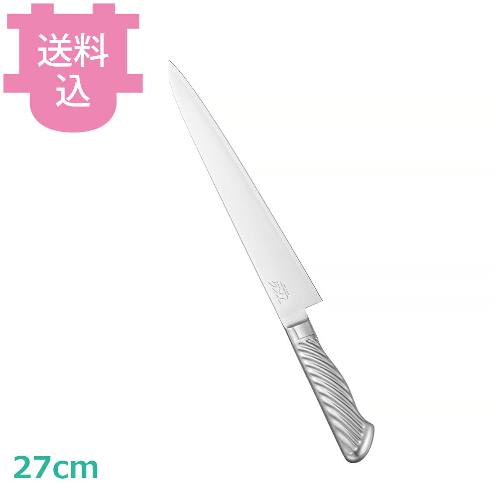 出荷日 7営業日以内に出荷予定（※取り寄せ品）急な廃番・欠品はメールでご連絡いたします。●近代化学が生んだクラフト技術（DP法・内部脱炭防止法）を駆使し、刀鋼（3枚複合）はスウェーデン鋼海綿鉄をベースにモリブデン・バナジウム・クロームを添加して、耐摩耗性に優れ、プロ用に設計された庖丁です。●DPスウェーデン鋼は、スウェーデンで産出した高純度の鉄鉱石をへガネス法と呼ばれる低温ガス還元法で不純物を取り除き、精錬・製鋼された特殊ステンレス合金鋼です。●耐食性・耐摩擦性に大変優れており、末永くご使用いただけます。●DP加工により折れる心配がなく、安全で研ぎ易く仕上げいます。●18-8ステンレス鋼製のモナカハンドルは錆びにくく、洗い易い事から従来の木柄ハンドルに比較して、バイ菌の繁殖を防ぎ衛生的です。●高圧・高温（180℃）殺菌洗浄が可能です。●全長：395mm●重量：200g●背厚：2.5mm※モニターの発色によっては実際の色味と異なる場合がございます。【cotocamado 湖都かまど ことかまど コトカマド 料理道具 包丁・ナイフ・砥石 遠藤商事 遠藤商事 ATK8602 4905001042218 1-0329-0302 ATK8602 9-0329-0302 ATK-86 筋引 筋引包丁 筋引き庖丁 スライサー 業務用筋引27センチ 飲食店包丁 給食施設 介護施設 学校給食 ゴルフ場 調理師 厨房用】