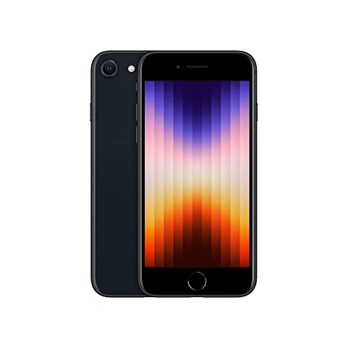 セール品 2022 Apple iPhone SE (64 GB) - ミッドナイト(第3世代)SIMロック解除 開封済み フィルム再貼付け 5G対応