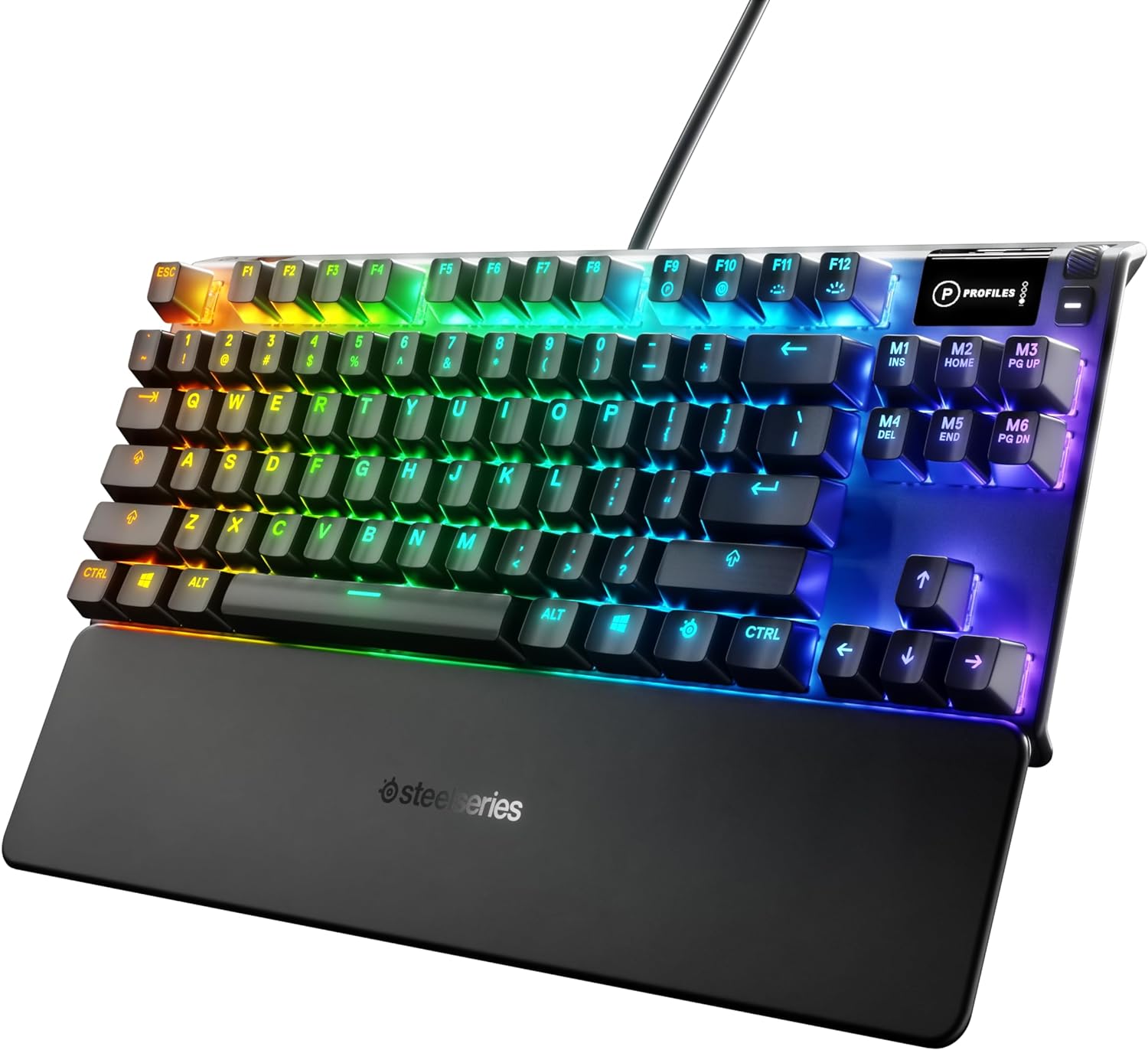 SteelSeries ゲーミングキーボード テンキーレス 赤軸 有線 英語配列 Apex 7 TKL US Red Switch 64646