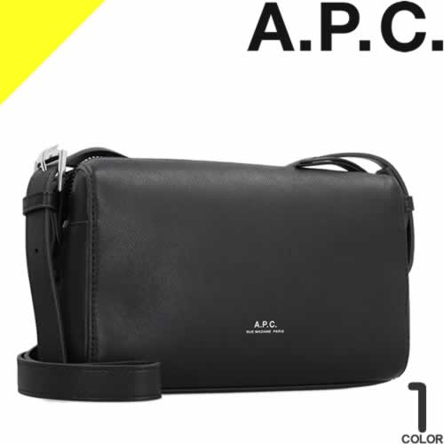 Rakuten - アーペーセー APC A.P.C. バッグ ショルダーバッグ ニノ カメラバッグ レディース メンズ ロゴ 斜めがけ 大人 ブランド 軽量 上品 小さめ プレゼント 黒 ブラック NINO CAMERA BAG PUAAT H61821