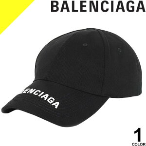 バレンシアガ キャップ ベースボールキャップ メンズ レディース ユニセックス ブランド 大きいサイズ 刺繍 黒 ブラック BALENCIAGA LOGO CAP 531588 410B2 1077