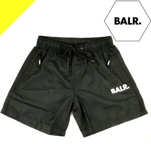 ボーラー 水着 スイムウェア トランクスタイプ メンズ カジュアル スポーツ ブランド おしゃれ 黒 ブラック BALR. BRAND SWIM SHORTS B1451.1006 [ネコポス発送]