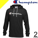 チャンピオン パーカー フーディー プルオーバー スウェット メンズ 大きいサイズ ロゴ ブランド 黒 ブラック グレー Champion Middleweight Hoodie T4177 549921