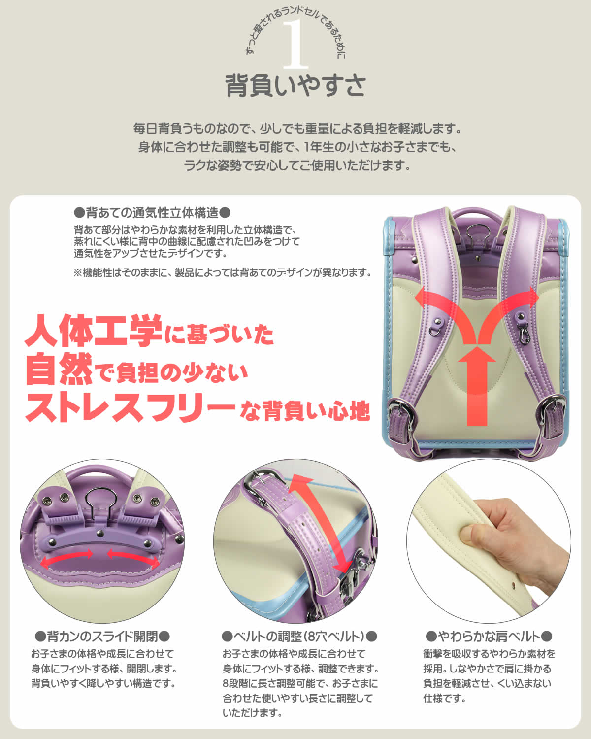 ランドセル 女の子 7年保証付き ピンク バイオレット ラベンダー シャンパン A4フラットファイル対応 軽量 ワンタッチロック 入学祝い 小学校 おしゃれ かわいい クーロン Coulomb BLRS0082