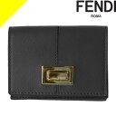 tFfB s[Ju[ ZA z O܂z ~jz Kꂠ fB[X oCJ[ WzbN U[ {v uh v[g  ubN FENDI PEEKABOO SELLERIA MICRO TRIFOLD WALLET 8M0415 A5DY