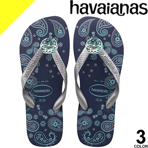 楽天Cotonas（コトナス）ハワイアナス havaianas スリム ビーチサンダル レディース 痛くない 歩きやすい サンダル ペタンコ 小さいサイズ 可愛い 旅行 キラキラ ブランド フラットサンダル SLIM THEMATIC [ネコポス発送]