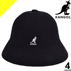 KANGOL カンゴール ハット 帽子 バケットハット メンズ レディース ワンポイント カジュアル フェルト 大きいサイズ おしゃれ 黒 白 ブラック ホワイト 188169208 195169015