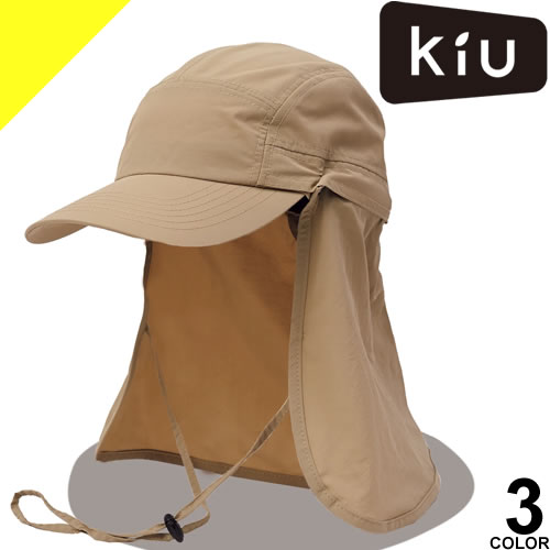 キウ kiu レインハット 帽子 キャップ 2way サンシェードジェットキャップ レディース メンズ ユニセックス 防水 撥水 おしゃれ かわいい 軽量 旅行 アウトドア 深め ブランド uv 黒 ブラック K327 [ネコポス発送]のサムネイル