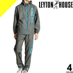 LEYTON HOUSE レイトンハウス トレーニングウェア スポーツウェア ランニングウェア サウナスーツ メンズ 上下 セット 大きいサイズ おしゃれ ダイエットシェイプアップスーツ LD-200M