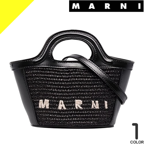 ޥ ե Хå ϥɥХå Хå ǥ ܥƥ ȥԥꥢ ޥ 2way Ф᤬   ֥  ֥å MARNI TROPICALIA MICRO BAG BMMP0067Q0 P3860