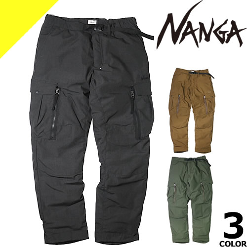 ●[ブランド名] NANGA(ナンガ) TAKIBI DOWN PANTS (タキビ・ダウンパンツ) ●[サイズ] ・[S]ウエスト:72cm,股上:29cm,股下:71cm ・[M]ウエスト:76cm,股上:30cm,股下:73cm ・[L]ウエスト:80cm,股上:31cm,股下:75cm ・[XL]ウエスト:84cm,股上:32cm,股下:77cm ※ダウン商品によち多少誤差あり。予めご了承ください。 ●[素材] ・[表地]ポリエステル,アラミド繊維混合 ・[裏地]40dhナイロンタフタ ・[中綿]ダウン90％,フェザー10％(770FP)超撥水加工 ●[仕様] ・スパニッシュダウン仕様 ・超撥水加工ダウン ・難燃性表地使用 ※メーカー保証つき(要実費) ●[注意点] ・生産や入荷時期により仕様やデザイン等が異なる場合あり。 ・商品の検品時に包装を一時開封する場合あり。 ・縫製の甘さ、傷、汚れ等が見られる場合あり。 ・一部のボタンやファスナーが閉まりにくい場合あり。 ・縫製や生地の性質上シワができやすいので、商品到着時にシワが見られる場合あり。 ・羽毛の性質上、開封後ハンガーにかけておくとふんわり感が戻ります。 ・撥水加工済ですが完全防水モデルではありません。 ・保証は有償によるメーカー修理保証です。 メーカー希望小売価格はメーカーサイトに基づいて掲載しています　