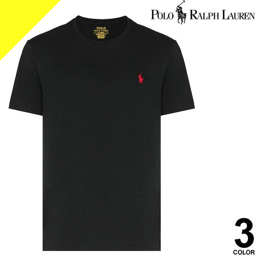 ݥ ե T Ⱦµ 롼ͥå ݼ  ǥ  ɽ  ݥ 100% ֥   ۥ磻 ֥å ͥӡ POLO RALPHLAUREN [ͥݥȯ]