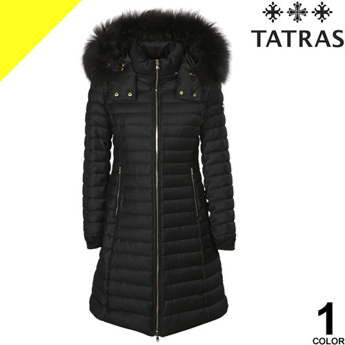 タトラス チマ ダウン ダウンジャケット ダウンコート レディース ラクーンファー付き ミドル丈 ロング ウール ブランド 大きいサイズ 黒 ブラック TATRAS CIMA LTRL23A4581-Dのサムネイル