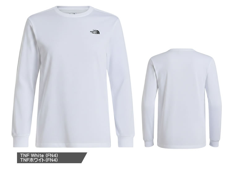 ノースフェイス ロンT Tシャツ 長袖 メンズ シンプルドーム ワンポイント ロゴ 刺...