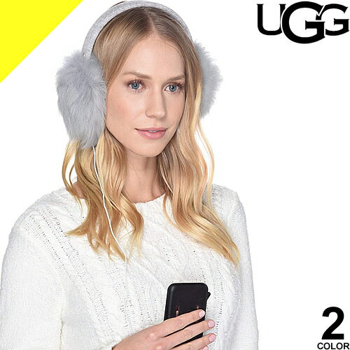 UGG アグ イヤーマフ イヤマフ 耳あて ファー レディース イヤーウォーマー ヘッドフォン 正規品 W LUXE LONGPILE EARMUFF 17402