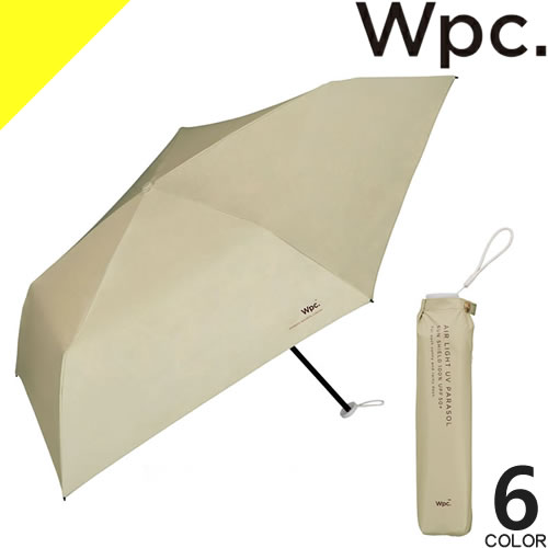 Rakuten - Wpc. 日傘 折りたたみ傘 傘 遮光軽量 ソリッド ミニ レディース 完全遮光 雨傘 晴雨兼用 軽量 丈夫 撥水 uvカット おしゃれ かわいい ブランド 紫外線対策 白 黒 紺 ホワイト ブラック ベージュ ネイビー ピンク SOLID mini 801-18039-102