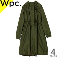 wpc w.p.c レインコート レディース モッズコート ミリタリーコート レインウェア カッパ 雨具 自転車 防水 撥水 通学 通勤 ロング かわいい おしゃれ [ネコポス発送]