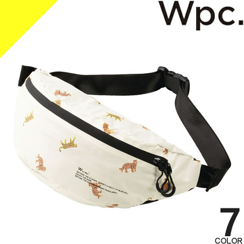 wpc w.p.c バッグ ウエストポーチ ボディバッグ スリングバッグ レディース メンズ 軽量 防水 撥水 アウトドア ブランド おしゃれ ブランド 紺 ネイビー ベージュ RAIN BODY BAG W122 ネコポス発送