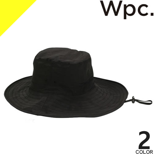 Rakuten - wpc w.p.c 帽子 UVカット 接触冷感つば広サファリハット レディース 遮光 大きいサイズ 涼しい ブランド おしゃれ 日除け帽子 深め 夏 アウトドア 黒 ブラック ベージュ UV PROTECTION COOL TOUCH WIDE BRIM SAFARI HAT W204-001-103 [ネコポス発送]