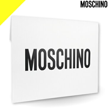 [ご注文後に宅配送料を加算します][ネコポス→宅配便(350円)] モスキーノ MOSCHINO ケース ホワイト 30cm×38cm [単品でのご注文不可]