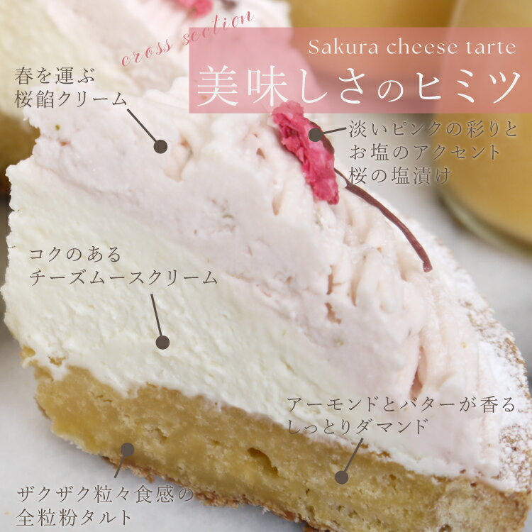【100円OFFクーポン】桜スイーツ 誕生日ケーキ さくらちーずたると 4.5号 4〜6名用 父の日 早割 スイーツ 送料無料 あす楽 冷凍 選べるラッピング8種 お取り寄せ 送料無料 スイーツ 心優-CotoyuSweets- 保存料 着色料 無添加 内祝 出産祝 結婚祝 結婚内祝 出産内祝 2