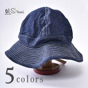 オアスロウUS NAVY HAT（03-001）ユーエスネイビー ハット全5色（DENIM WHITE ST・KHAKI・GREEN・HICKORY STRIPE・ECRU）z5x