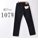 【orslow】オアスロウ107W MEN 039 S IVY FIT JEANS BLACK DENIM107W メンズ アイビー フィット ブラックデニム ジーンズ13.7oz BLACK DENIM（D61）ブラックデニムz5x