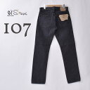 【orslow】オアスロウ107W MEN 039 S IVY FIT JEANS BLACK DENIM STONE107W メンズ アイビー フィット ブラックデニム ストーン ジーンズ13.7oz BLACK DENIM（D61S）ブラックデニムz5x