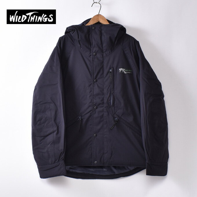 ★40％OFF SALE！【WILDTHINGS】ワイルドシングスINITIAL DENALI DOWN JACKET（WT23122SK）イニシャル デナリダウンジャケットBLACK ブラック