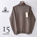 【INVERALLAN】インバーアランROLL NECK SHETLAND SWEATERロールネック シェットランドセータータートル ニット全15色《S-50》