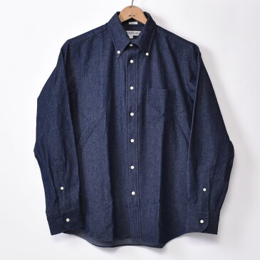 【INDIVIDUALIZED SHIRTS】インディビジュアライズドシャツL/S STANDARD FIT BD SHIRTロングスリーブ スタンダードフィットボタンダウン シャツVintage Denim Indigoヴィンテージデニムシャツ インディゴ z5x