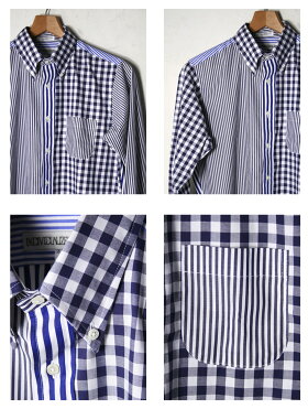 《マスタ待ち》店舗限定MadeinUSA【INDIVIDUALIZEDSHIRTS】インディビジュアライズドシャツL/SSTANDARDFITBDSHIRTロングスリーブスタンダードフィットボタンダウンシャツクレイジーパターンブルーz10x